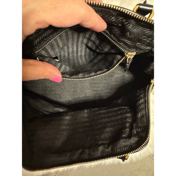Prada vintage Black Nylon & Leather Satchel – Authenticated - Picture 8 of 16
